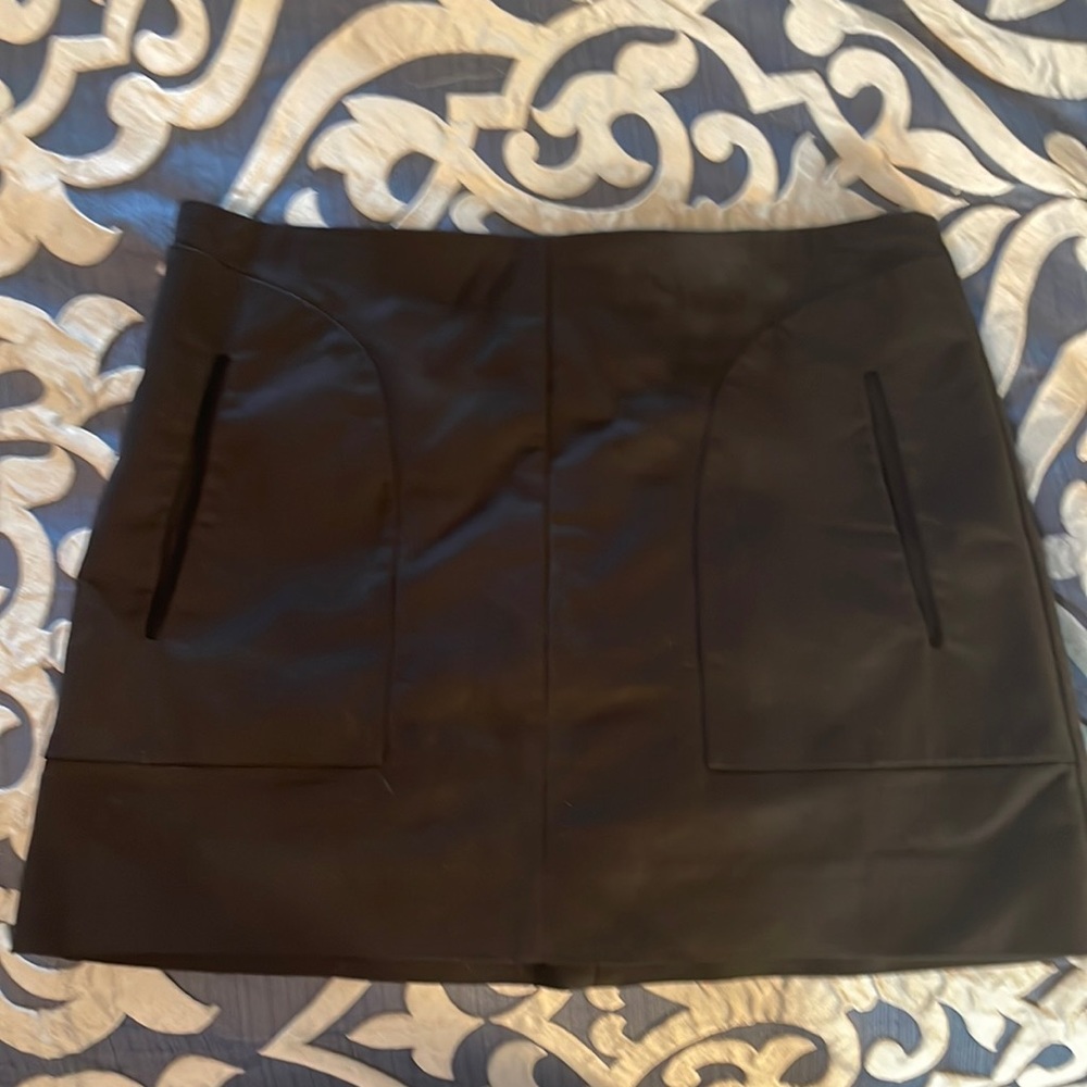 Black modern skirt